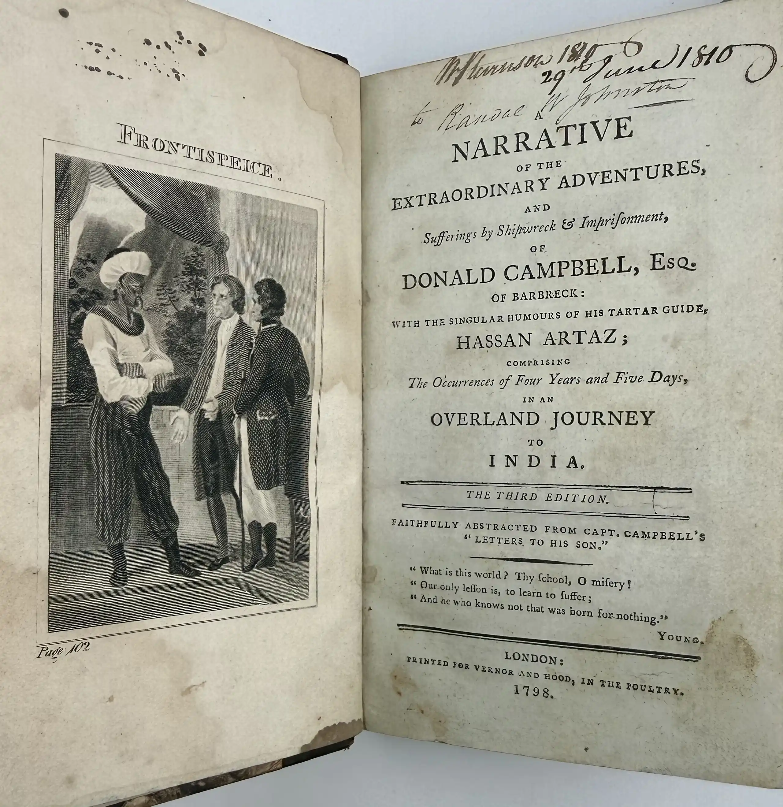 Campbell - Narrative of Extraordinary Adventures