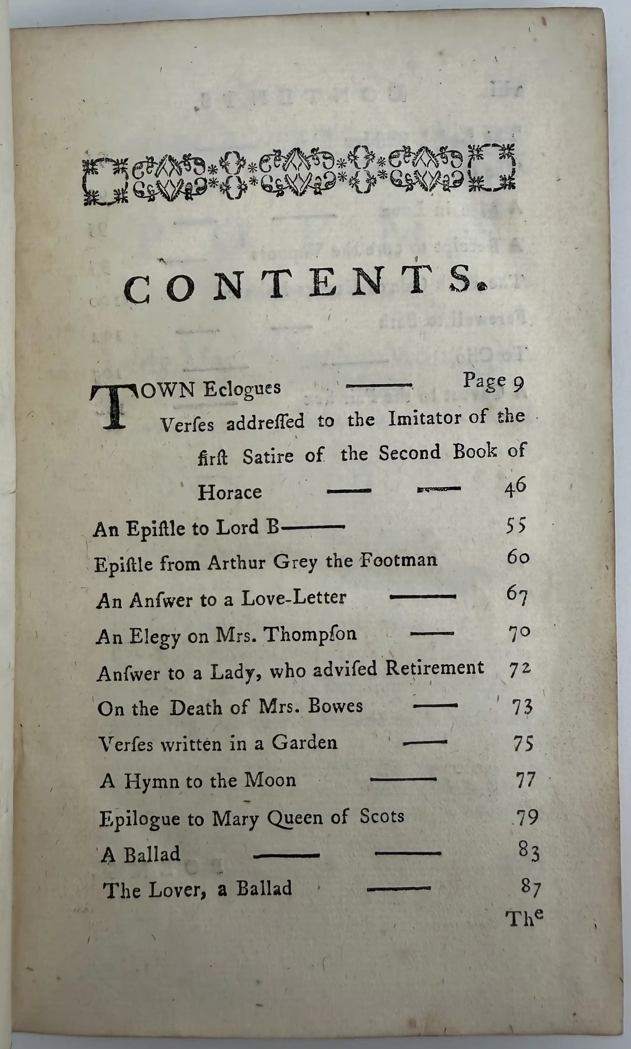 Montague, Poetical Works